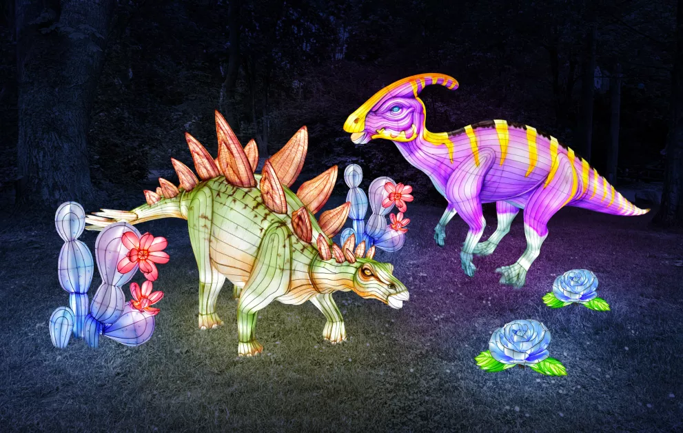 Lichterfestival Fantastische Welten Serengeti Park
